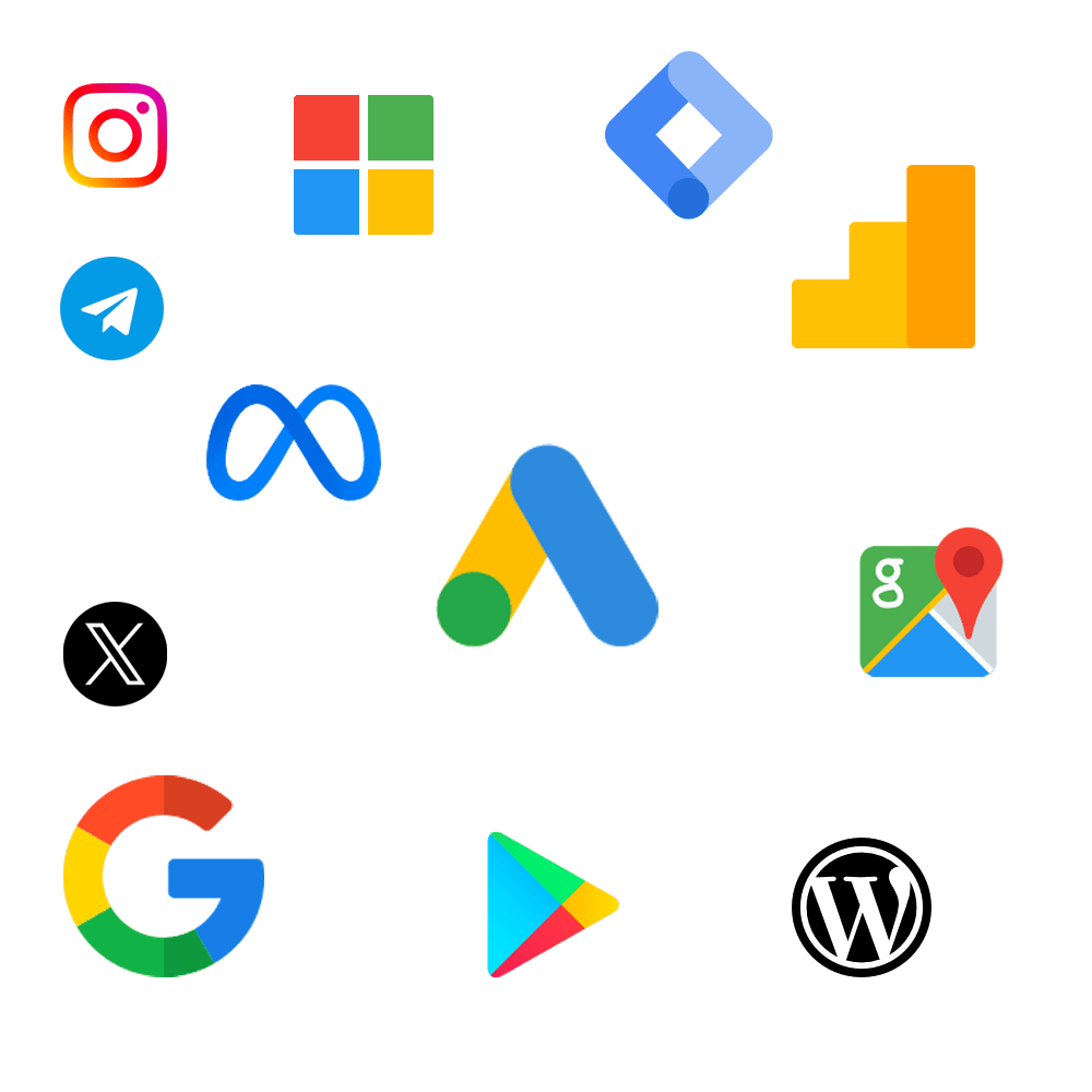 digital marketing icons