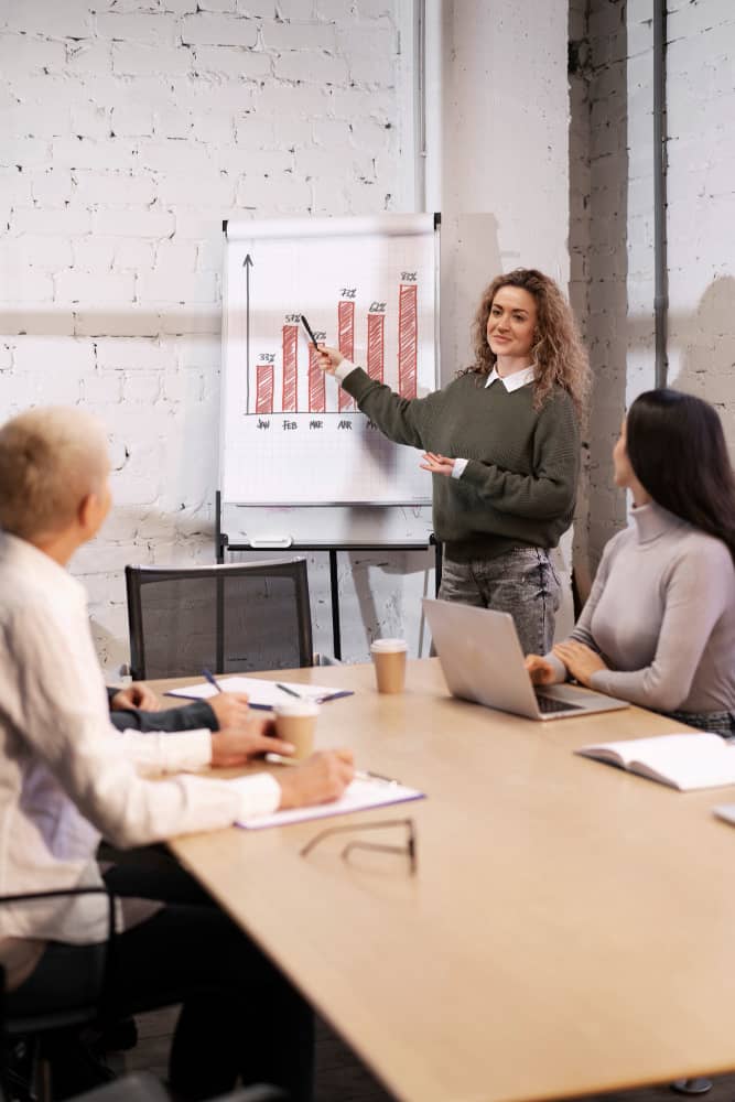 team working on campaigns